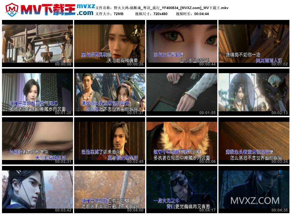 野火大鸿-镇断魂_粤语_流行_YF400834